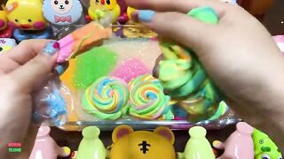 Special Piping Bags Collection - Mixing Random Things Into Slime ! Satisfying Slime Smoothie #1120