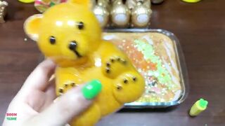 SERIES SPECIAL GOLD SLIME - Mixing Random Things Into Glossy Slime ! Satisfying Slime Videos #1111