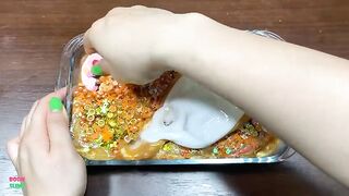 SERIES SPECIAL GOLD Vs PINK - Mixing Random Things Into Glossy Slime ! Satisfying Slime Videos #1105