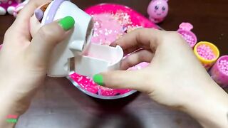 SPECIAL PINK SLIME - Mixing Random Things Into Homemade Slime ! Satisfying Slime Videos #1102