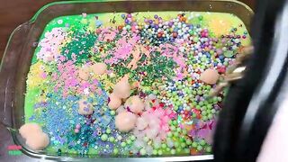 Festival of Colors - Mixing Random Things Into Homemade Slime ! Satisfying Slime Smoothie #1091