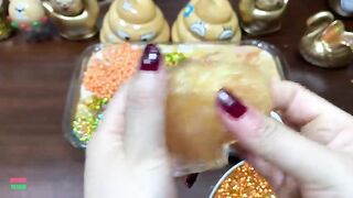 SPECIAL GOLD SLIME - Mixing Random Things Into Glossy Slime ! Satisfying Slime Videos #1090