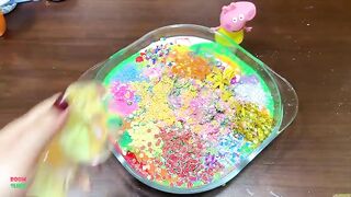 LUCKY BEE - Mixing Random Things Into Glossy Slime ! Satisfying Slime Videos #1089