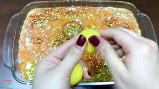 SPECIAL GOLD SLIME - Mixing Makeup and Glitter Into Glossy Slime ! Satisfying Slime Videos #1085