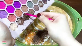 SPECIAL GOLD SLIME - Mixing Random Things Into Glossy Slime ! Satisfying Slime Videos #1079