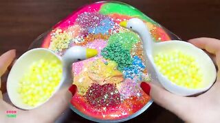 Festival of Colors - Mixing Random Things Into Homemade Slime ! Satisfying Slime Videos #1074