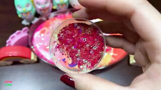 ORANGE CARROT - Mixing Random Things Into Glossy Slime ! Satisfying Slime Videos #1072