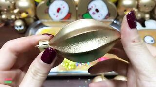 Special GOLD PIGS Slime - Mixing Random Things Into Glossy Slime ! Satisfying Slime Videos #1068