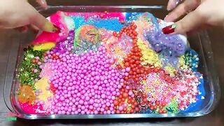 Festival of Colors - Mixing Random Things Into Glossy Slime ! Satisfying Slime Videos #1036