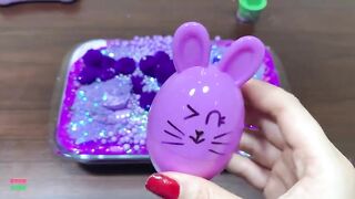 PURPLE SLIME - Mixing Random Things Into Glossy Slime !! Satisfying Slime Videos #1031