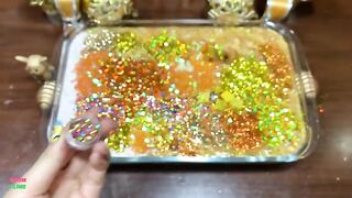 GOLD Slime !! Mixing Random Things Into Slime !! Satisfying Slime Videos #1012