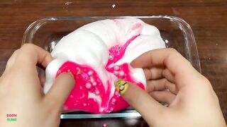 Pink and Blue ! FROZEN ! Mixing Random Things Into Fluffy Slime ! Satisfying Slime Videos #1009