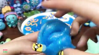 OCEAN SLIME - Mixing Random Things Into Slime !! Satisfying Slime Videos #1000