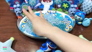 OCEAN SLIME - Mixing Random Things Into Slime !! Satisfying Slime Videos #1000