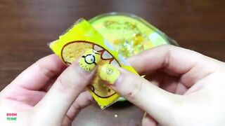 YELLOW SLIME - Mixing Random Things Into Glossy Slime !! Satisfying Slime Videos #996