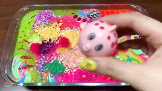 RAINBOW PIPING BAGS !! MIXING RANDOM THINGS INTO SLIME !! SATISFYING SLIME SMOOTHIE #984