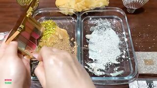 Gold Vs Silver - Mixing Gold Things And Silver Things Into Slime !! Satisfying Slime Videos #981