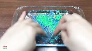 Multi Colors vs Blue !! Mixing Makeup Into CLEAR Slime ASMR Satisfying Slime Videos #977