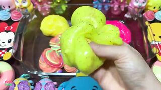 RAINBOW PIPING BAGS COLORS !! MIXING RANDOM THINGS INTO SLIME !! SATISFYING SLIME SMOOTHIE #976