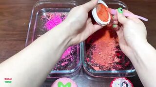 Pink vs Red !! Mixing Makeup Into CLEAR Slime ASMR Satisfying Slime Videos  #971