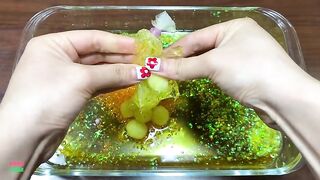Making CLEAR Slime With Piping Bags !! YELLOW SLIME !! Satisfying CLEAR Slime Smoothie Videos #951