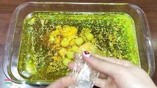 Making CLEAR Slime With Piping Bags !! YELLOW SLIME !! Satisfying CLEAR Slime Smoothie Videos #951