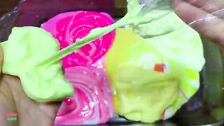 FANTASTIC PINK Vs YELLOW !! MIXING MANY THINGS INTO NEW HOMEMADE SLIME ! Satisfying Slime  #950