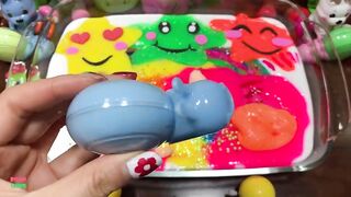 Mixing Random Things Into NEW GLOSSY SLIME !! Satisfying Slime Smoothie Videos #949