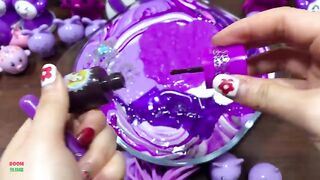 Relaxing With Piping Bags !! PURPLE Slime !! Mixing Random Things Into SLIME ! Satisfying Slime #927