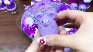 Relaxing With Piping Bags !! PURPLE Slime !! Mixing Random Things Into SLIME ! Satisfying Slime #927