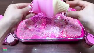 Relaxing Piping Bags ! PINK Slime ! Mixing Random Things Into SLIME ! Satisfying Slime Smoothie #922