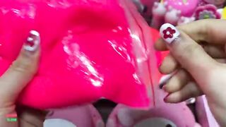 PINK Box Collection !! Mixing Random Things Into GLOSSY SLIME !! Satisfying Slime Smoothie #917