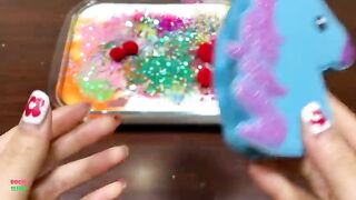 Festival of Colors !! Mixing Random Things Into GLOSSY SLIME !! Satisfying Slime Smoothie #915