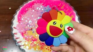 Festival of Colors !! Mixing Random Things Into GLOSSY SLIME !! Satisfying Slime Smoothie #910