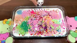 Festival of Colors !! Mixing Random Things Into GLOSSY SLIME !! Satisfying Slime Smoothie #901