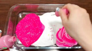 PINK Slime !! Mixing Random Things Into GLOSSY SLIME !! Satisfying Slime Smoothie #891