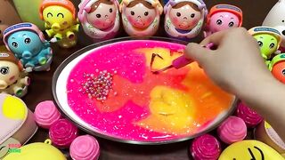 Festival of Colors !! Mixing Random Things Into GLOSSY Slime !! Satisfying Slime Smoothie #877