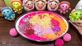 Festival of Colors !! Mixing Random Things Into GLOSSY Slime !! Satisfying Slime Smoothie #877
