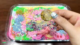 Festival of Colors !! Mixing Random Things Into Slime !! Satisfying Slime Smoothie #868