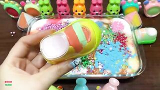 Festival of Colors !! Mixing Random Things Into GLOSSY Slime !! Satisfying Slime Smoothie #867
