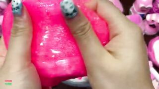 Festival of PINK !! Mixing Random Things Into GLOSSY Slime !! Satisfying Slime Smoothie #865