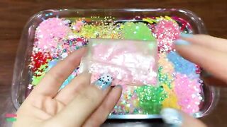 Festival of Colors !! Mixing Random Things Into Clear Slime !! Satisfying Slime Smoothie #826