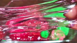 Festival of WaterMelon !! Mixing Random Things Into Slime !! Satisfying Slime Smoothie #824