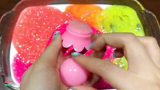 Festival of Colors !! Mixing Random Things Into Glossy Slime !! Satisfying Slime Smoothie #820