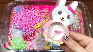 Festival of Colors !! Mixing Random Things Into Slime !! Satisfying Slime Smoothie #815