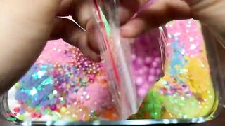 Festival of Colors !! Mixing Random Things Into Slime !! Satisfying Slime Smoothie #813