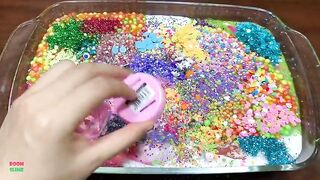 Festival of Colors !! Mixing Random Things Into Slime !! Satisfying Slime Smoothie #808