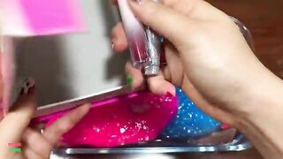 Festival of Colors - FROZENII ! Mixing Random Things Into CLEAR Slime! Satisfying Slime Smoothie#804