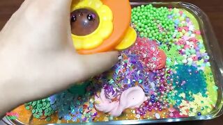 Festival of Colors !! Mixing Random Things Into Slime !! Satisfying Slime Smoothie #801
