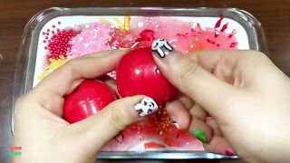 MERRY CHRISTMAS !! Mixing Random Things Into FLUFFY Slime !! Satisfying Slime Smoothie #799